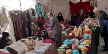 جمعية البيان  في لقامشلي تفتتح معرضها الاول  للمشغولات اليدوية الشعبية