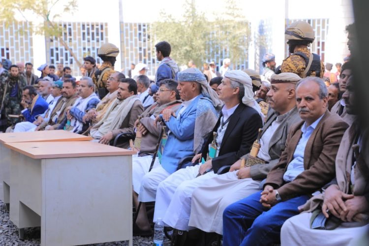 لقاء جماهيري في المربع الجنوبي بمحافظة إب اليمنية تدشينا للذكرى السنوية للشهيد .