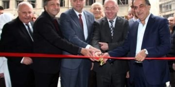 افتتاح المقر الدائم لاتحاد غرف السياحة السورية في السبع بحرات بحلب .