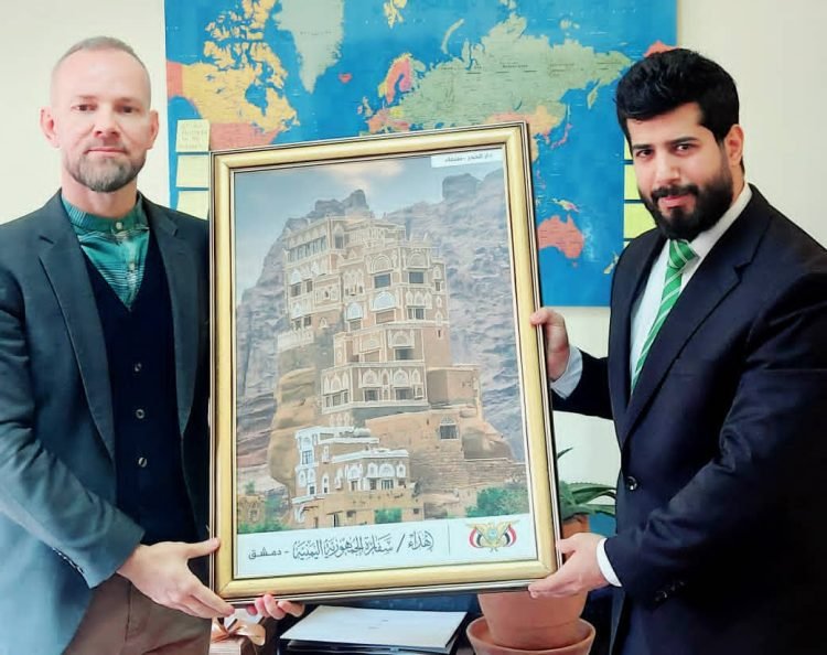 الوزير المفوض رضوان الحيمي يلتقي نظيره  البرازيلي انيل دتُرا