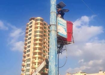 تركيب إنارة كهرضوئية في طرطوس بمبادرة أهلية بالتعاون مع مديرية أوقاف طرطوس