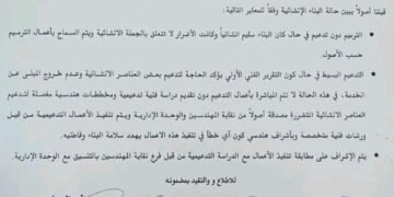 محافظ حلب..يصدر تعميما بعدم تنفيذ اي اعمال ترميم الا بعد الموافقة.