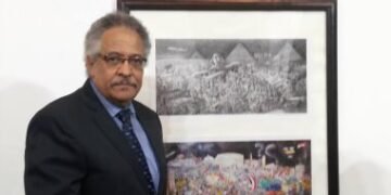 وفاة الفنان التشكيلى المصري إبراهيم حنيطر