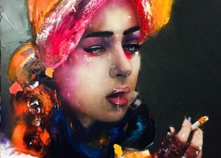 الفنانة التشكيلية سناء هيشري