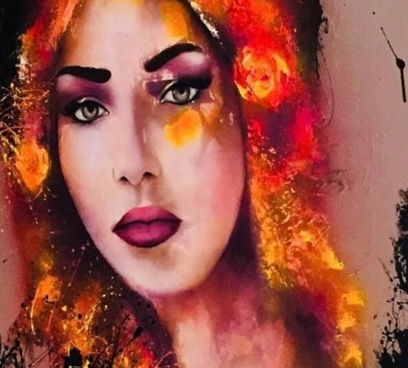 الفنانة التشكيلية سناء هيشري