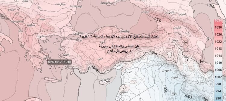 موجة حارة مترافقة مع جو جاف والحرارة أعلى من معدلاتها القصوى بخمس درجات