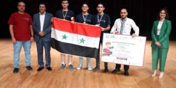 الفريق السوري حقق المركز الثالث على مستوى الوطن العربي بمسابقة مبرمجي المستقبل العربية ..