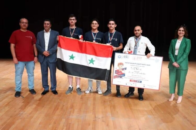الفريق السوري حقق المركز الثالث على مستوى الوطن العربي بمسابقة مبرمجي المستقبل العربية ..