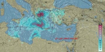 استقرار الطقس ليومين ومنخفض جوي ماطر من مساء السبت على الساحل وغرب البلاد