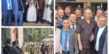 رئيس الجمهورية اليمنية يتفقد سير الأداء بجامعة إب ويوجه بإنشاء المستشفى الجامعي