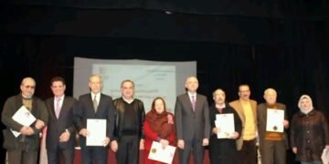 نقابة الفنانين السوريين تكرم الفنانين المتقاعدين بحلب