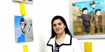 مريانا سامر ترك:فنانة شابة أبدعت بالعديد من المجالات وتميزت بالفن التشكيلي