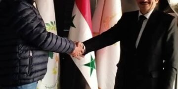 د فراس رجوح وزيارة مدير المكتب الإقليمي لاتحاد الأسر المنتجة للمجلس الاقتصادي العربي