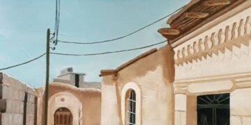 لوحة: صفاء الانتماء ،بريشة الفنان عطاالله عبداللطيف