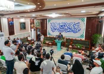 العتبة العلوية تعلن عن برامج اسبوع الغدير الثالث عشر في مؤتمر صحفي