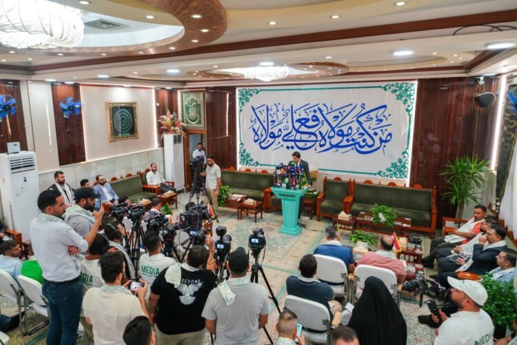 العتبة العلوية تعلن عن برامج اسبوع الغدير الثالث عشر في مؤتمر صحفي