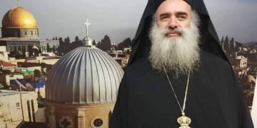 سيادة المطران عطا الله حنا للوفد الكنسي من جنوب إفريقيا: شكراً جنوب إفريقيا على مواقفك الثابتة و المبدئية من الشعب الفلسطيني وقضيته العادلة