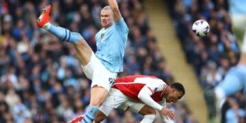 مانشستر سيتي يتعادل مع ضيفه أرسنال