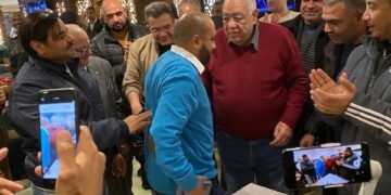 أسرة الاتحاد العربى لكمال الاجسام تحتفل بعيد ميلاد عادل فهيم على هامش عموميته